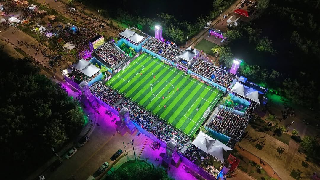 世界杯比赛场馆与赛程示意