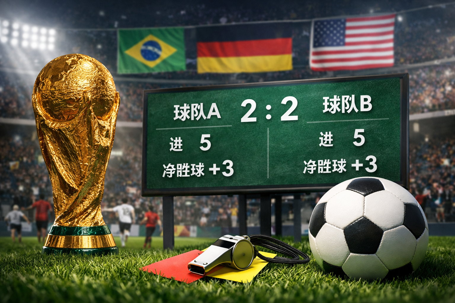 2026 世界杯同分怎么算？小组赛排名规则先后顺序