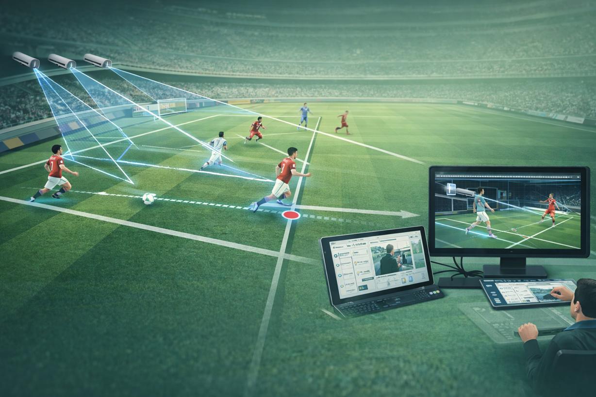 VAR 裁判确认越位判罚流程