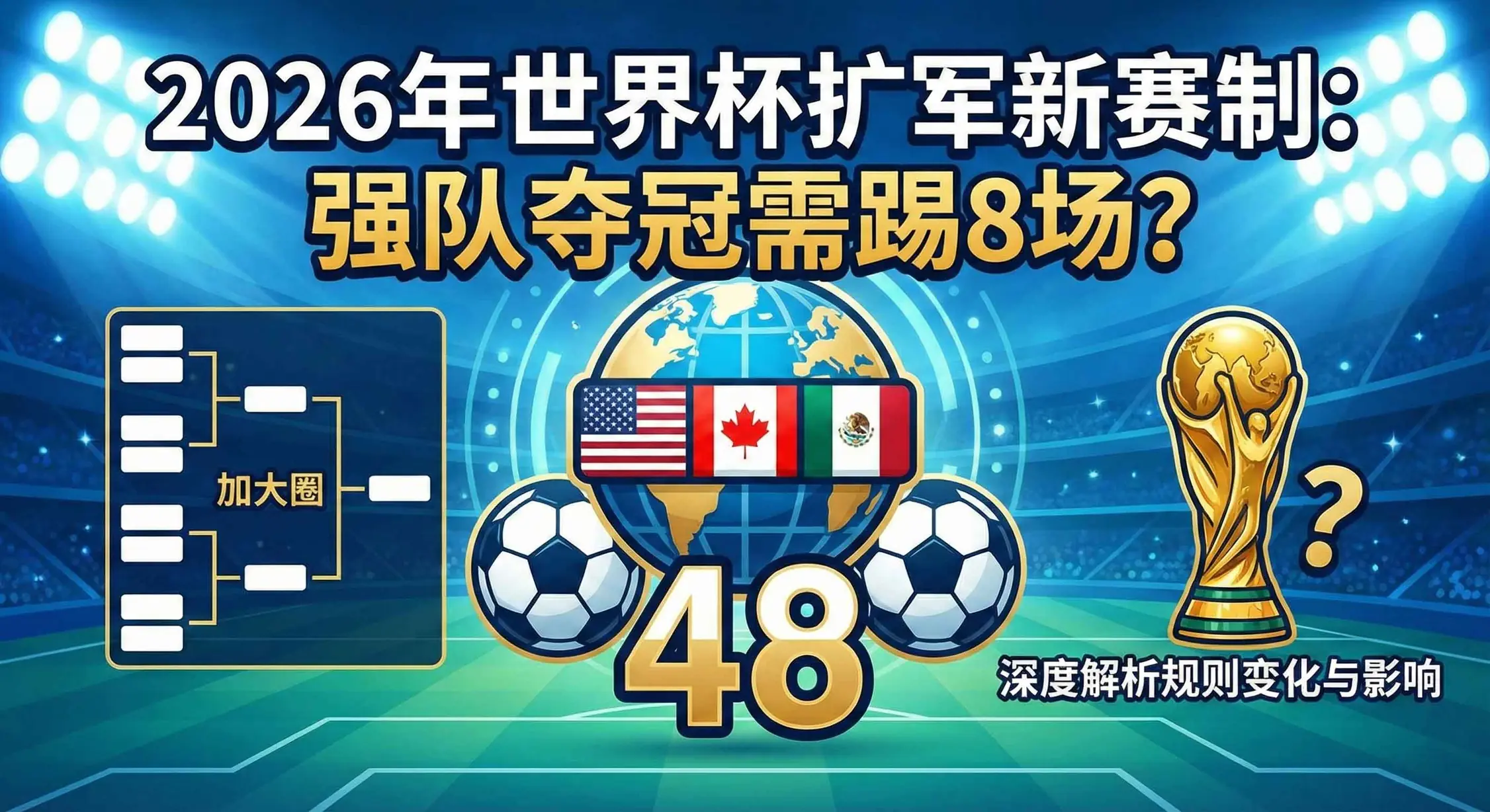 2026世界杯扩军后强队比赛场次会增加吗？新赛制规则说明