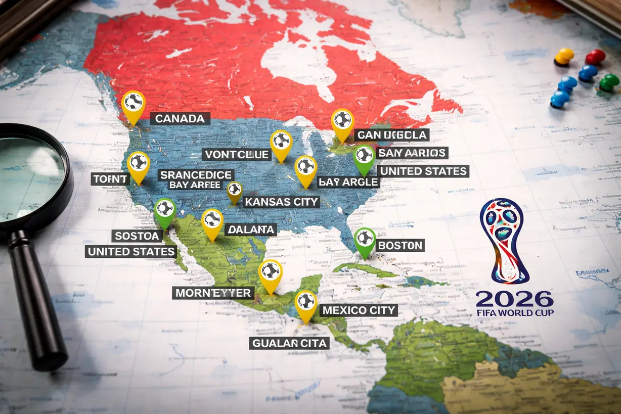 世界杯多城市联合举办结构示意