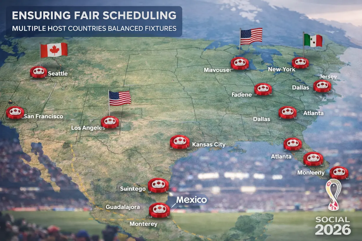 World Cup scheduling fairness multi host balance concept