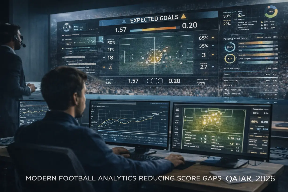 足球数据分析减少大比分差距趋势