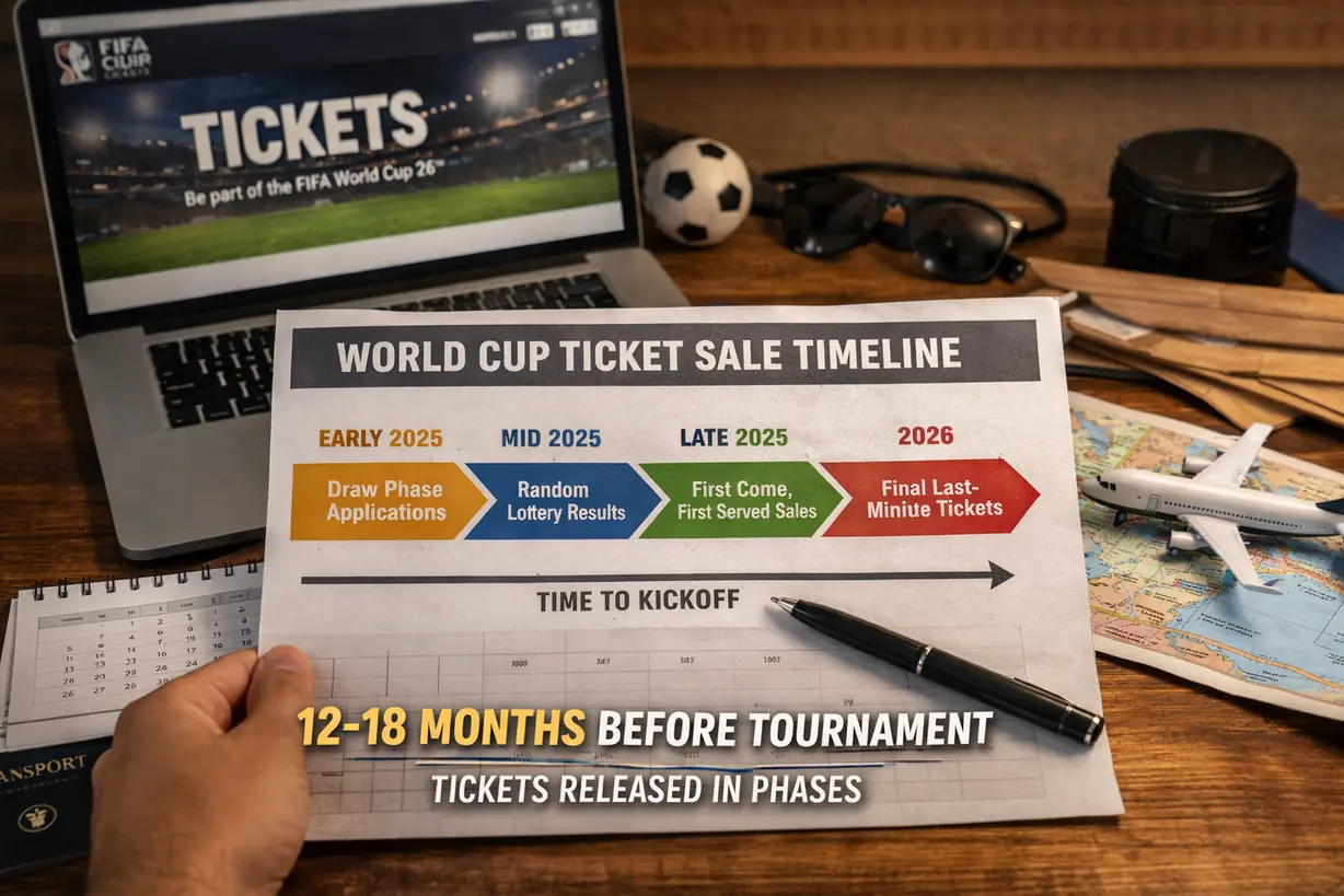 2026世界杯门票开售时间与购票时间轴示意图