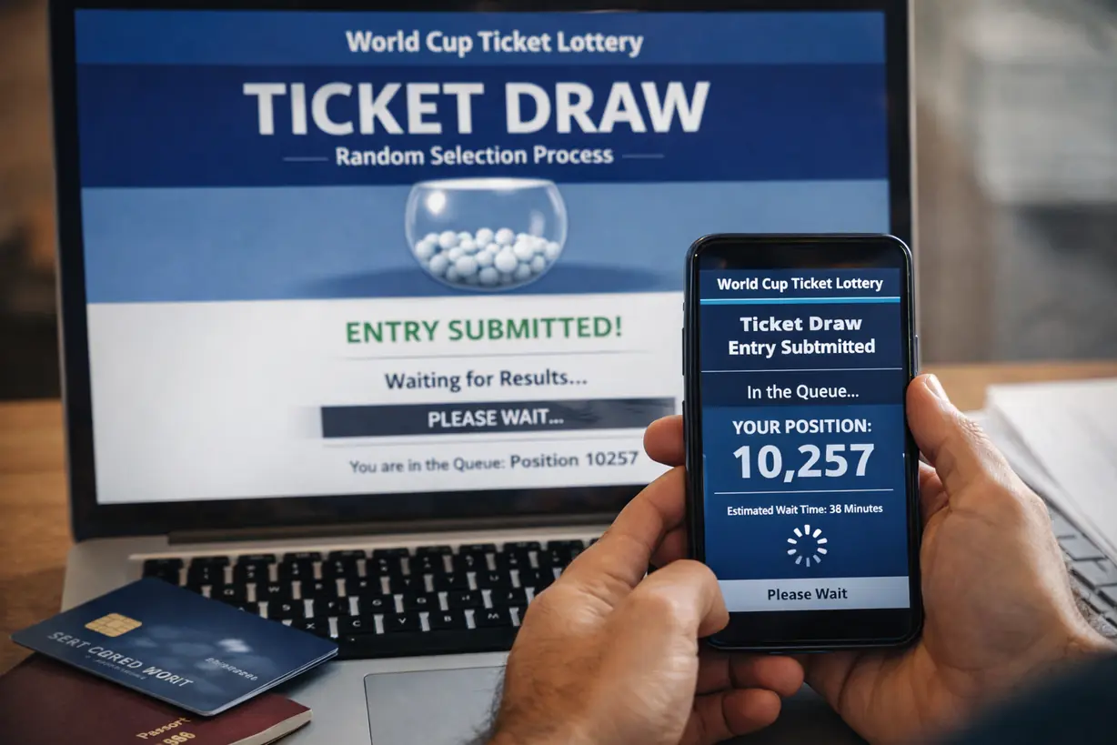 世界杯门票抽签机制示意